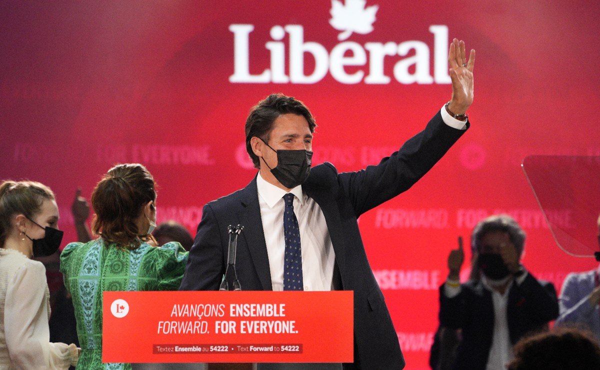 Justin Trudeau, reelecto en Canadá, promete un futuro mejor al país tras la pandemia