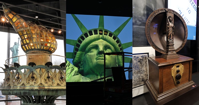 Aspectos del nuevo museo de la Estatua de la Libertad