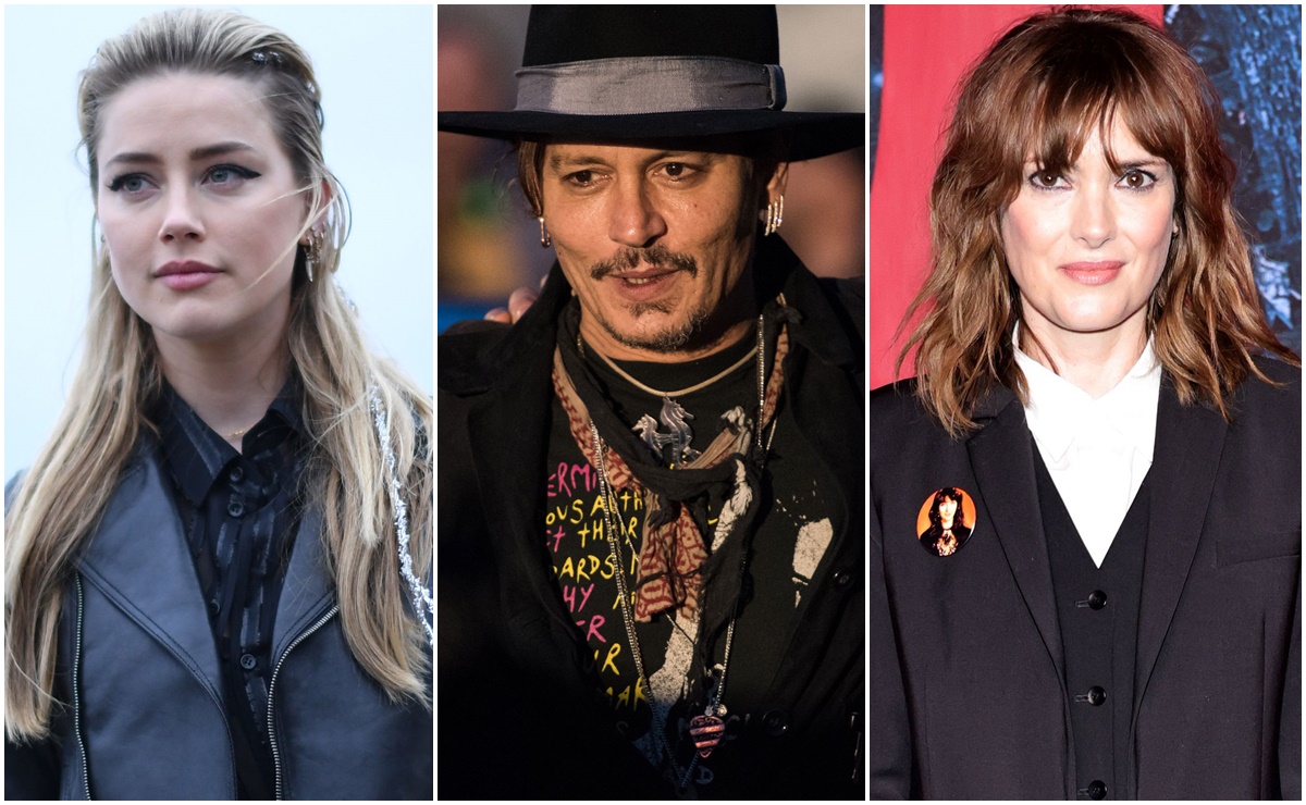 Winnona Ryder, Amber Heard y la extensa lista de romances de Johnny Depp