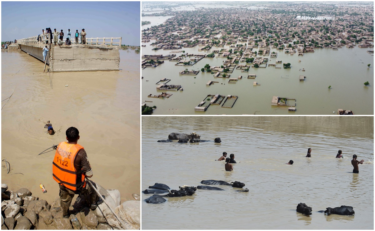 Pakistán, devastado por las inundaciones más mortíferas en tres décadas