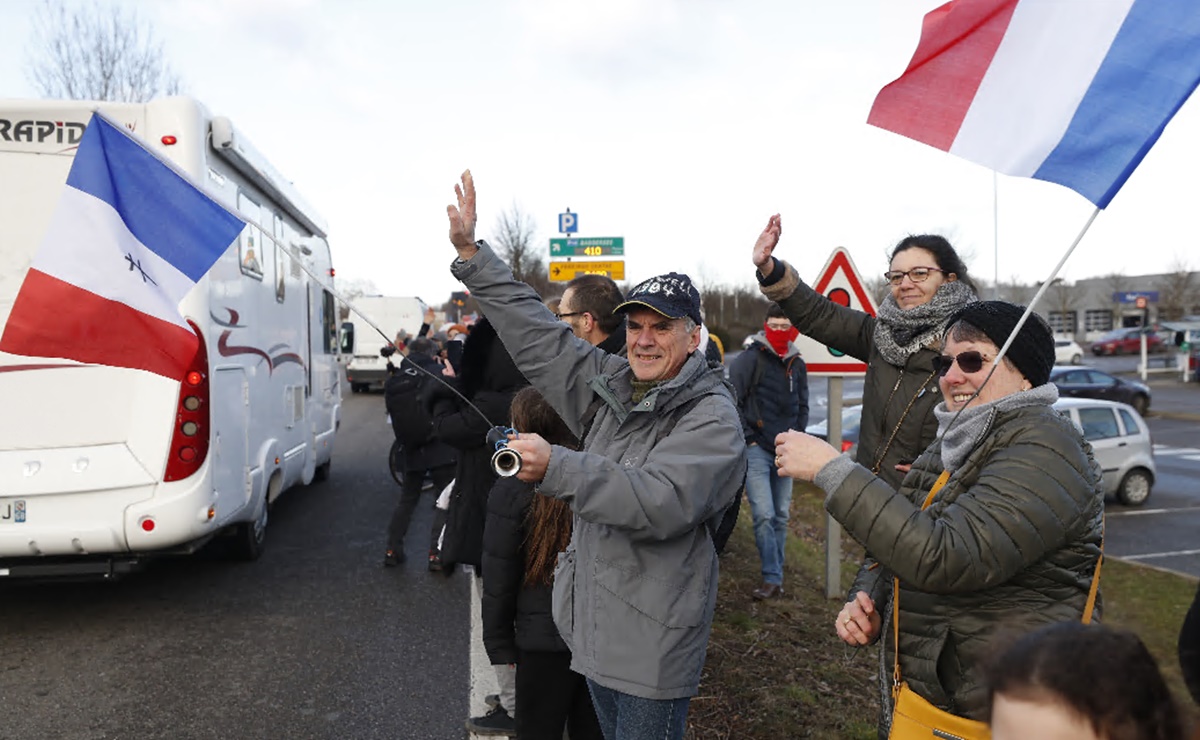 París alista a la gendarmería ante la llegada de "convoy de la libertad" que imita a Canadá