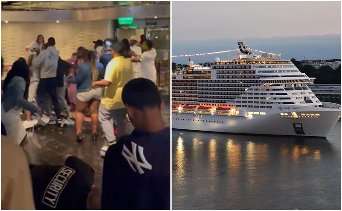 Estalla pelea entre 60 pasajeros de crucero que se dirigía a Nueva York