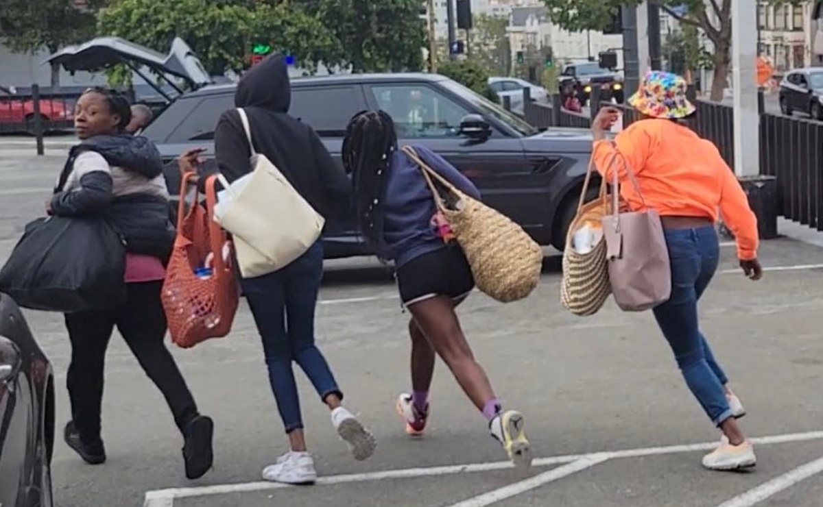 Video. Captan a grupo de mujeres saqueando una farmacia de San Francisco