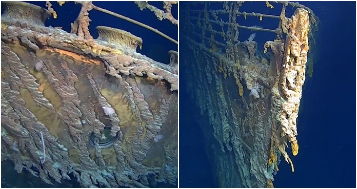 Restos del Titanic en el al norte del oceánico Atlántico