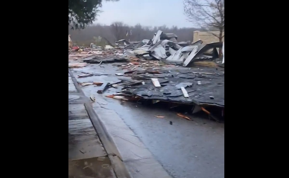 Videos. Tornado provoca estragos en Arkansas y Missouri