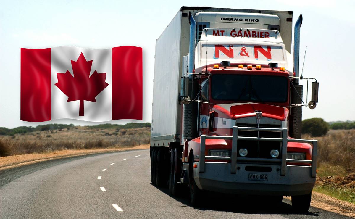 Canadá busca camioneros ¡ofrecen sueldo de 70 mil pesos!