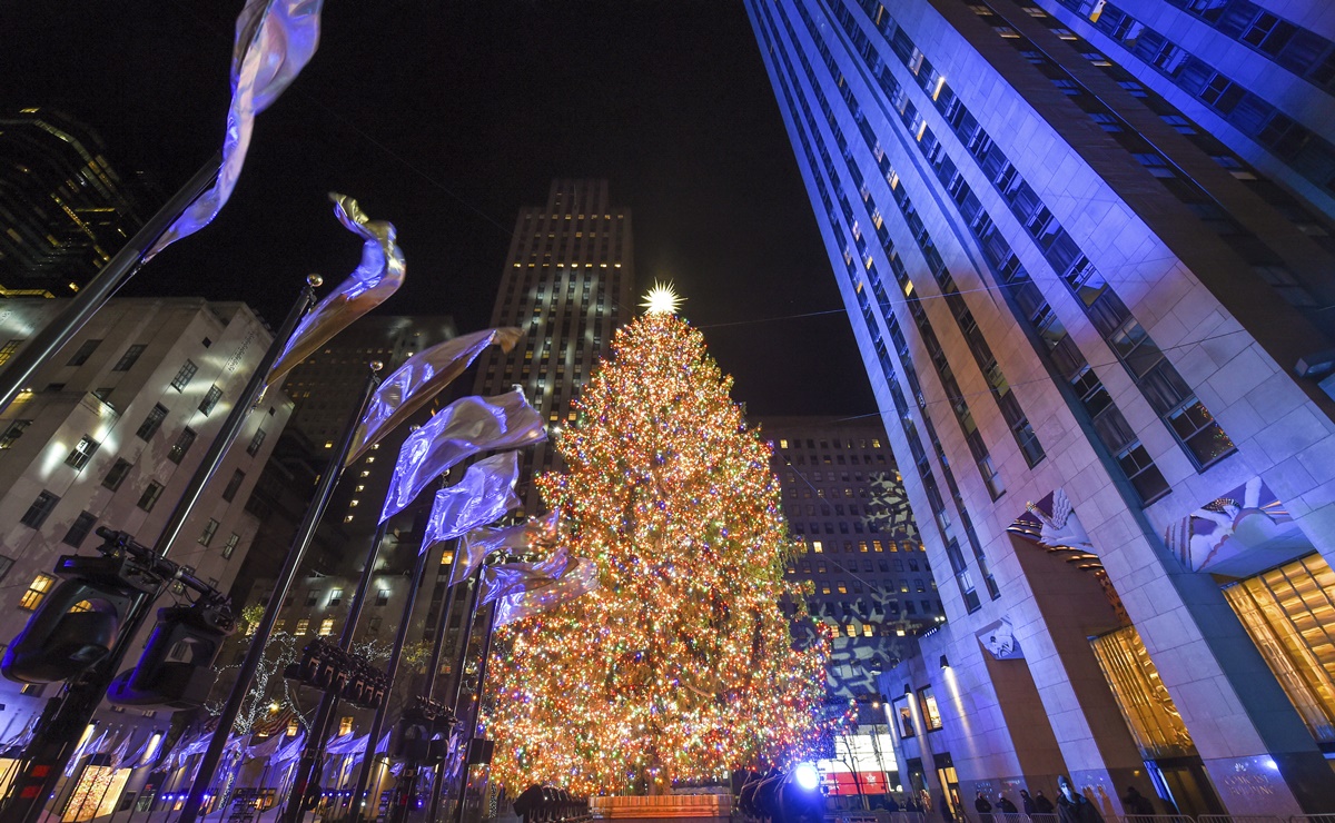 Pista de patinaje y encendido del &aacute;rbol de Navidad en Rockefeller Center (2021)