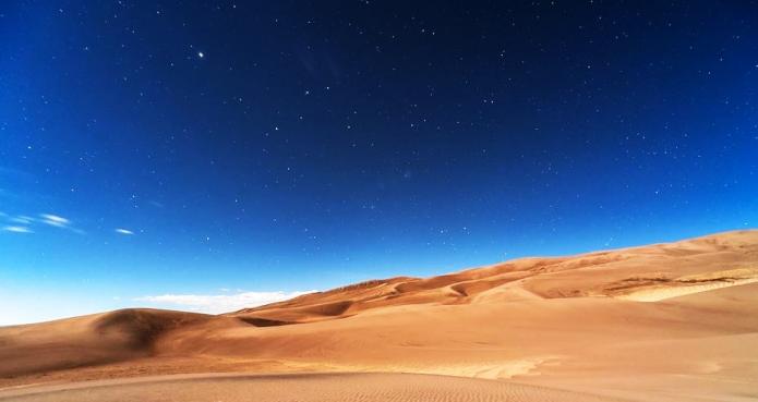 Cielo nocturno en Great Sand Dunes