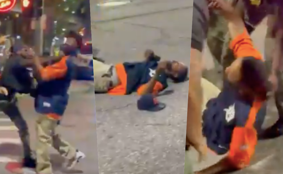 Video. Polic&iacute;a golpea a afroamericano en la cara y lo deja inconsciente