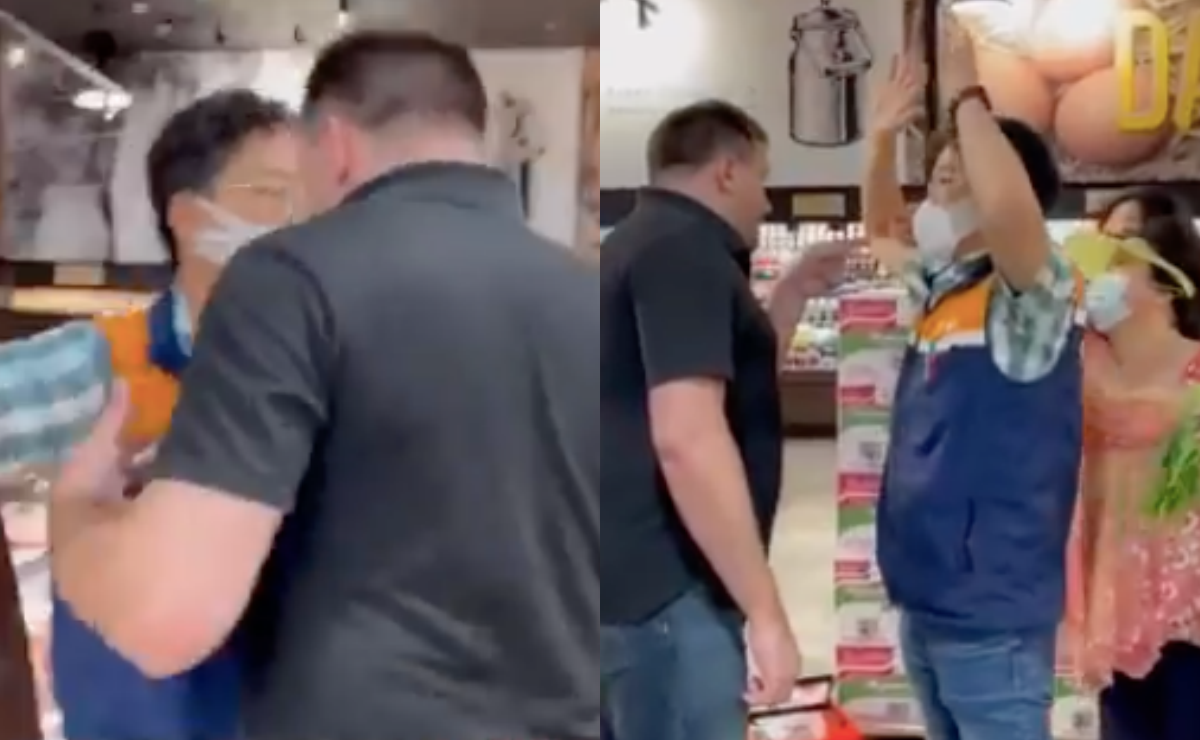 Hombre se enfrenta a gerente de tienda en disputa por cubrebocas
