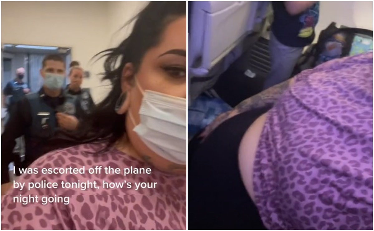 Mujer acusa que fue expulsada de vuelo en EU por su ropa y peso
