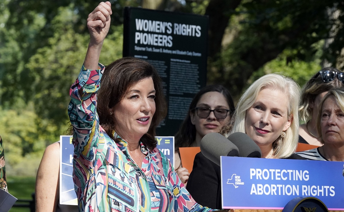 Gobernadora de Nueva York dice que el estado es &quot;refugio seguro&quot; para aborto