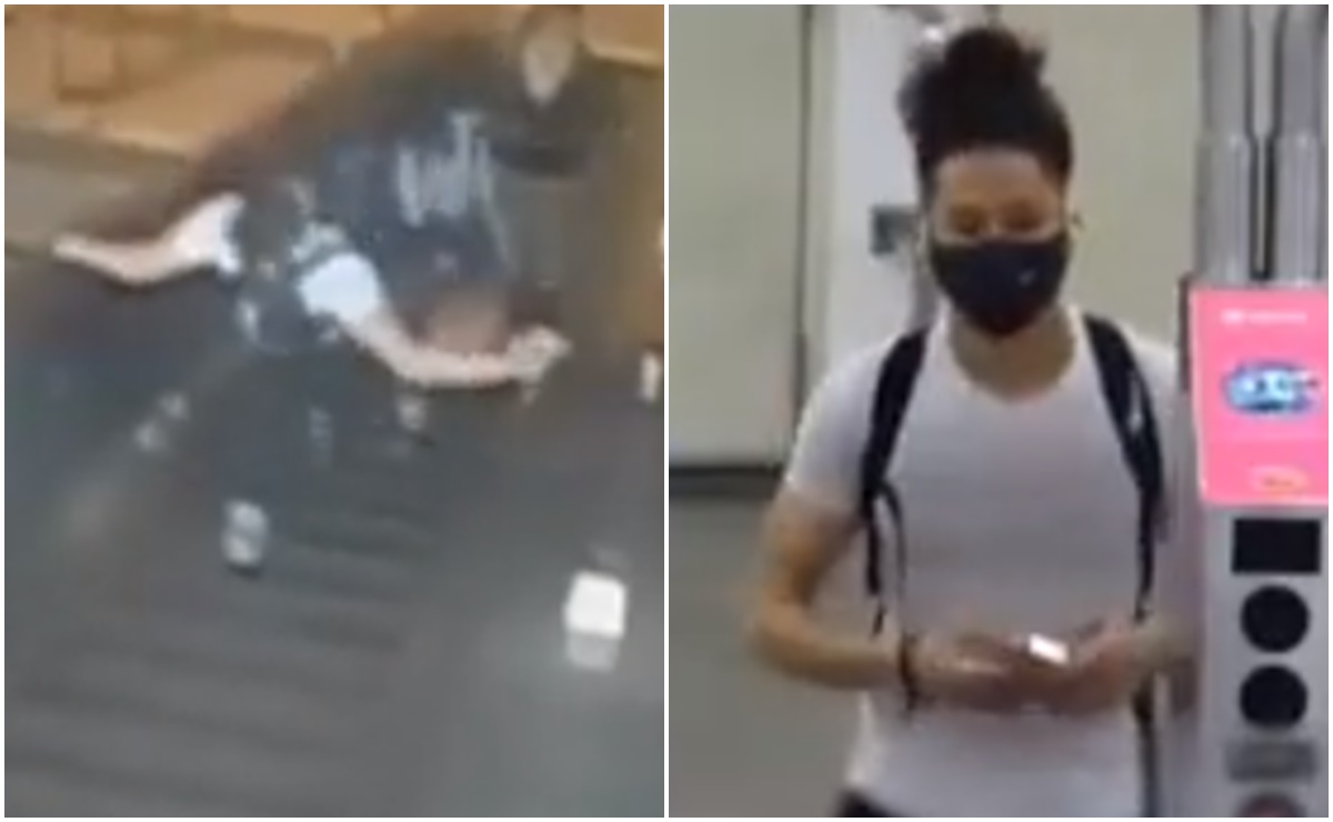 Hombre patea a mujer y la tira de las escaleras del metro en NY