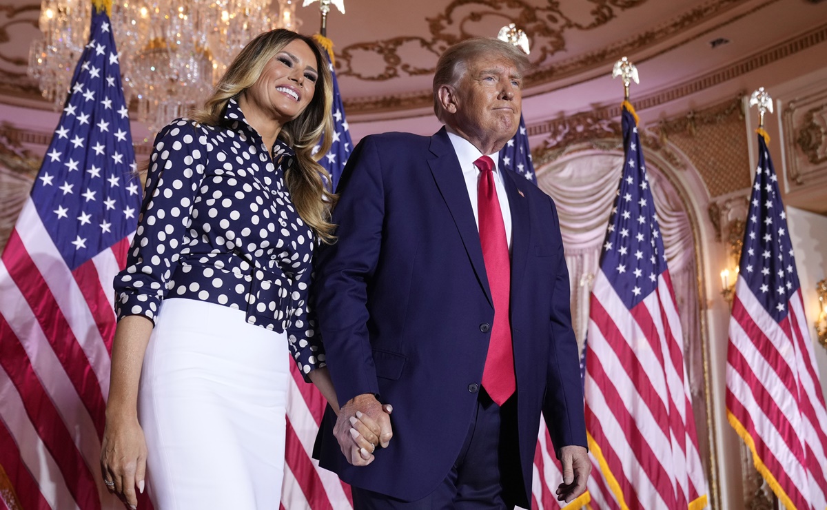 Donald Trump y Melania; vuelven las miradas coquetas, risas y bailes