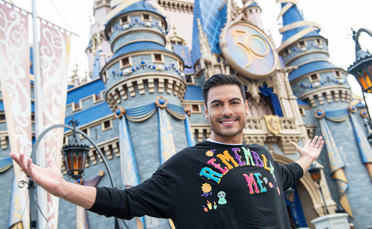 Carlos Rivera visita Walt Disney World por primera vez y revela sue&ntilde;o cumplido