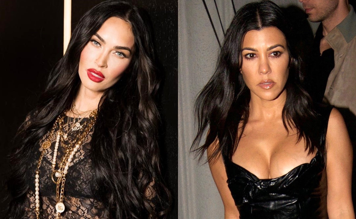 Megan Fox y Kourtney Kardashian impactan al posar juntas en lencer&iacute;a