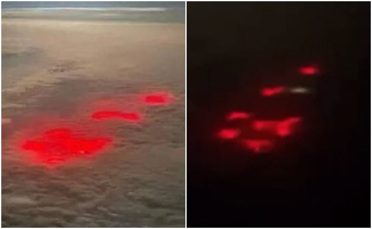 Qué son las misteriosas luces captadas por piloto sobre el Océano Atlántico?